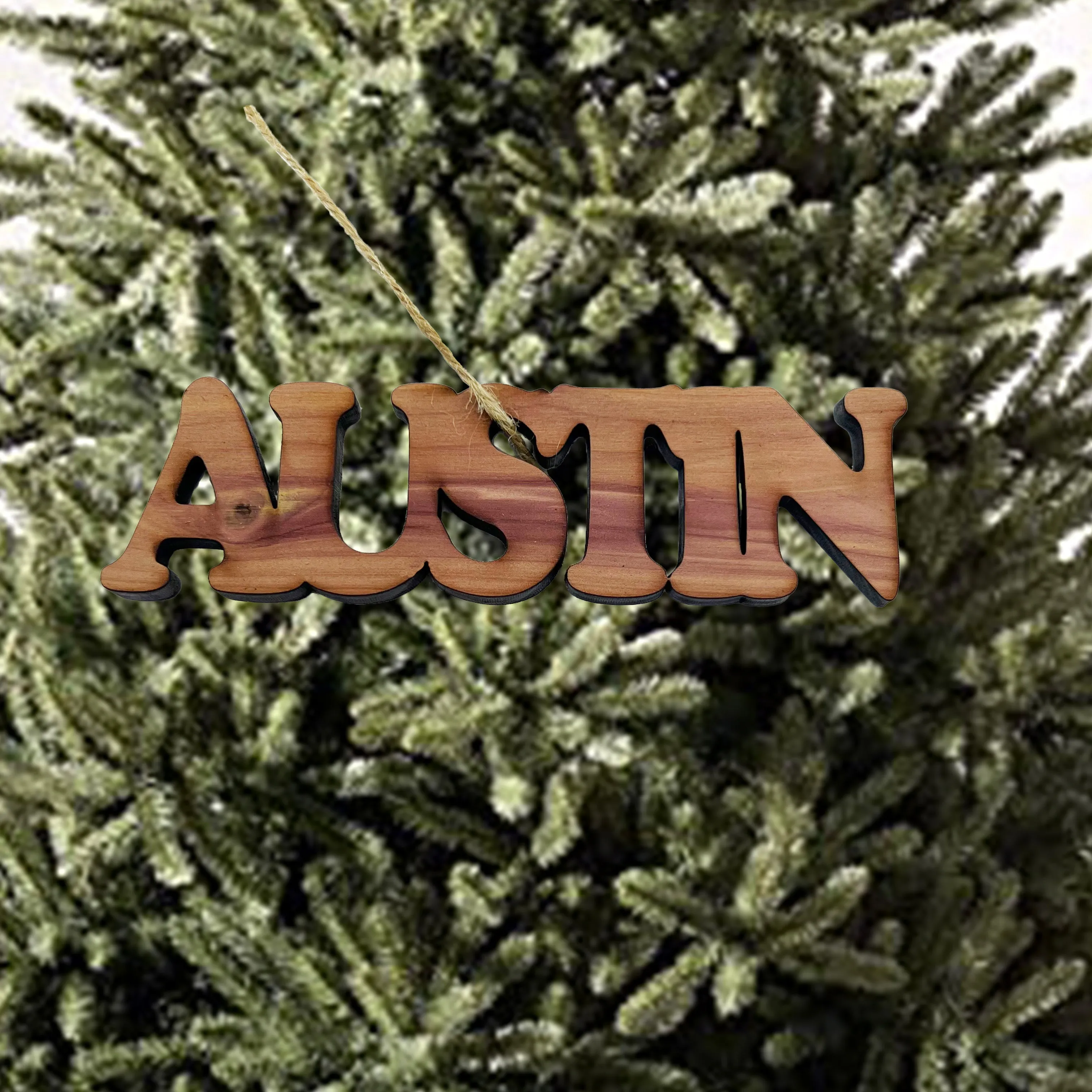 Austin - Cedar Ornament