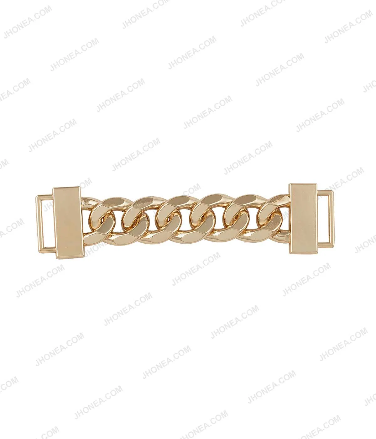 Chain Design Shiny Metal Fashion Belt Accessory