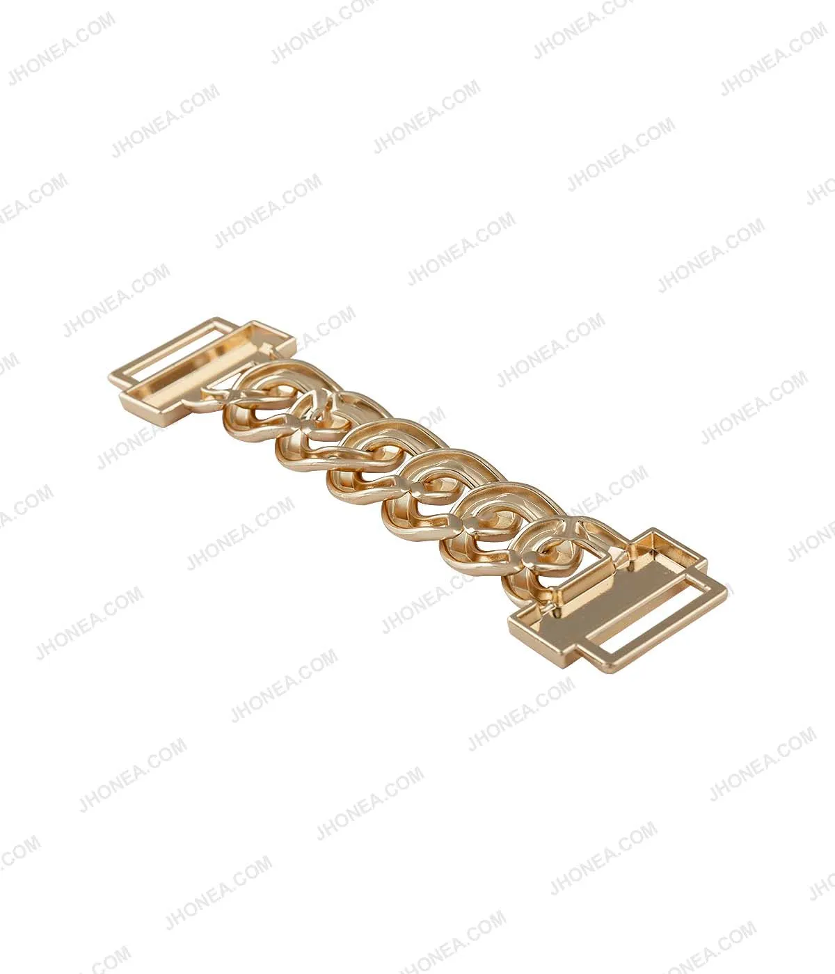 Chain Design Shiny Metal Fashion Belt Accessory