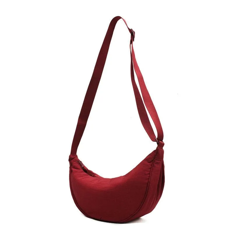 Compact Vintage Nylon Messenger Bag - Fanny Packs for Women