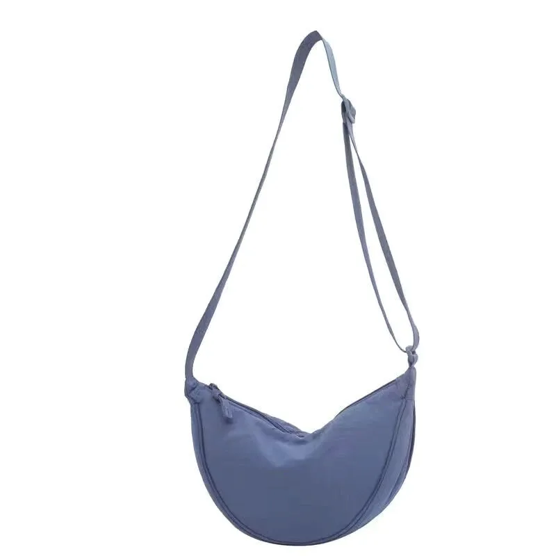 Compact Vintage Nylon Messenger Bag - Fanny Packs for Women