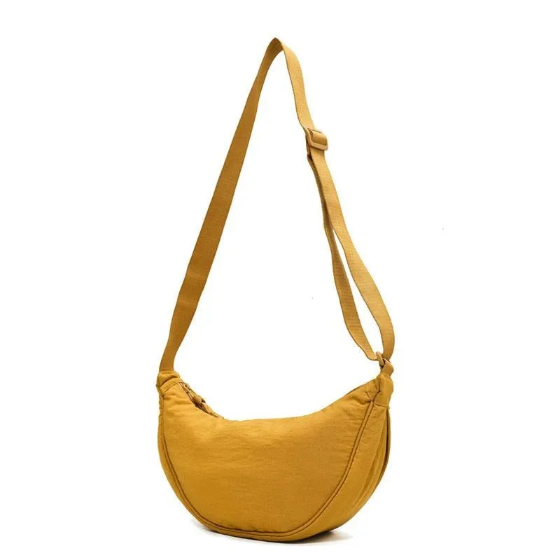 Compact Vintage Nylon Messenger Bag - Fanny Packs for Women