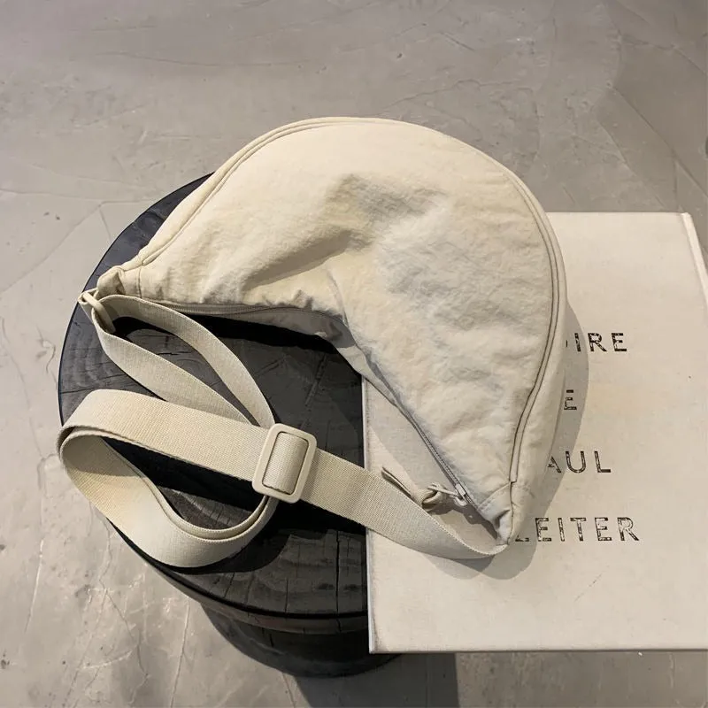 Compact Vintage Nylon Messenger Bag - Fanny Packs for Women