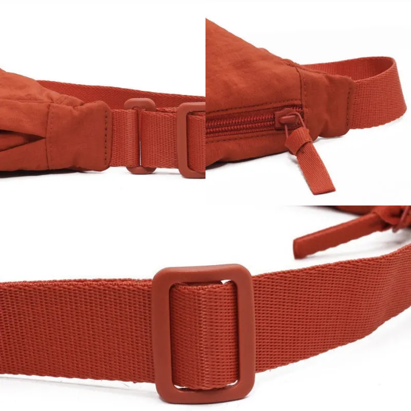 Compact Vintage Nylon Messenger Bag - Fanny Packs for Women