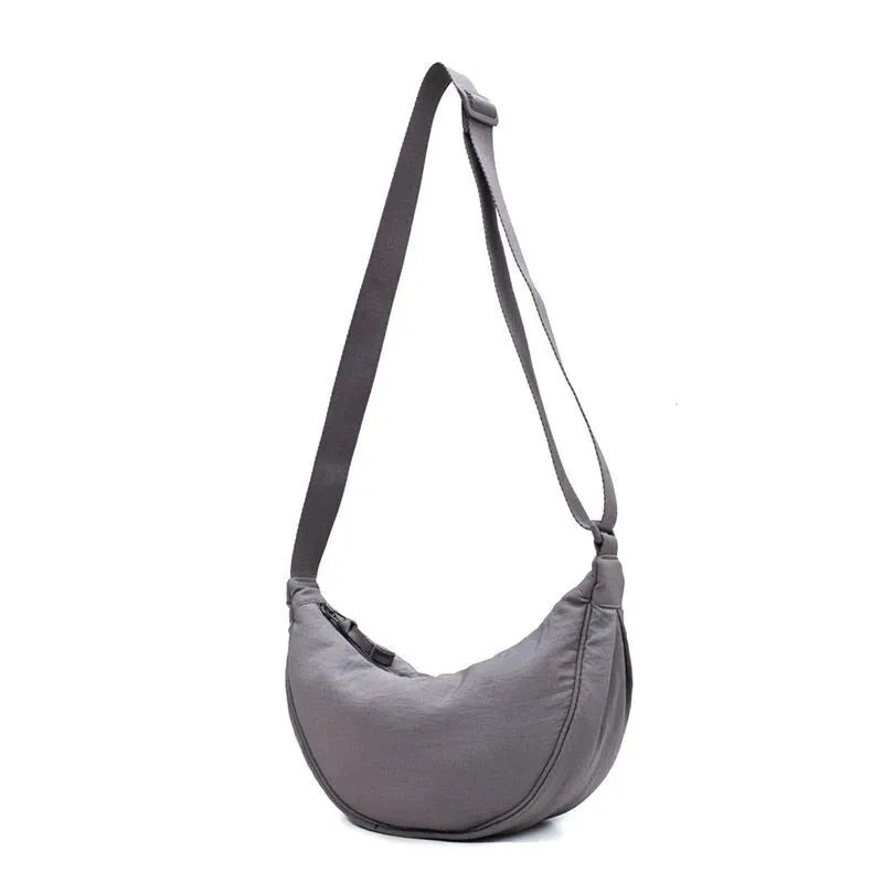 Compact Vintage Nylon Messenger Bag - Fanny Packs for Women
