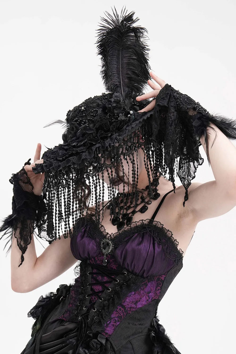 Dark Duchess Tassel Hat