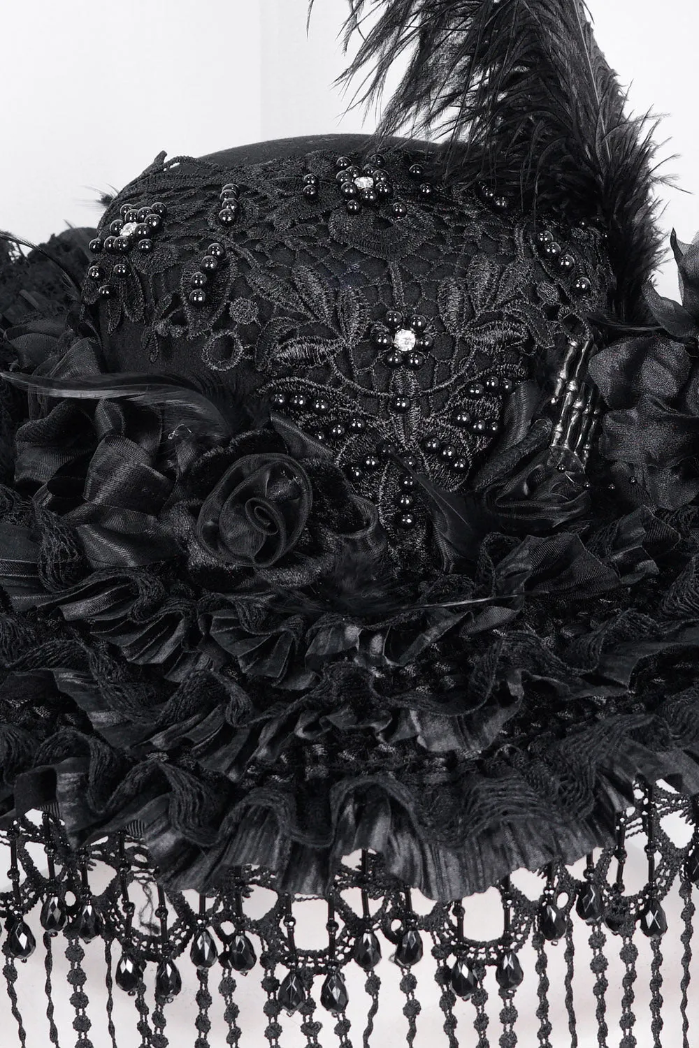 Dark Duchess Tassel Hat