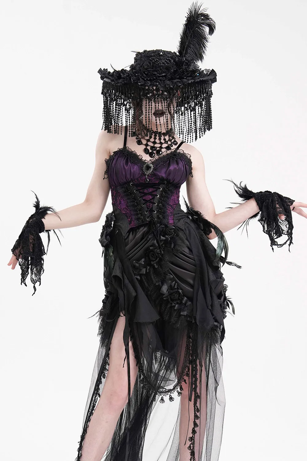 Dark Duchess Tassel Hat