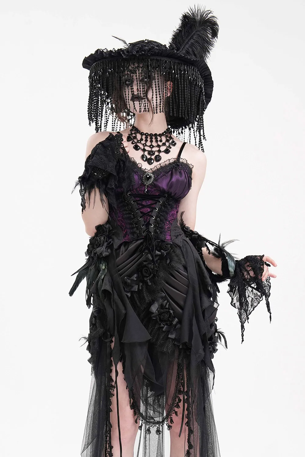 Dark Duchess Tassel Hat