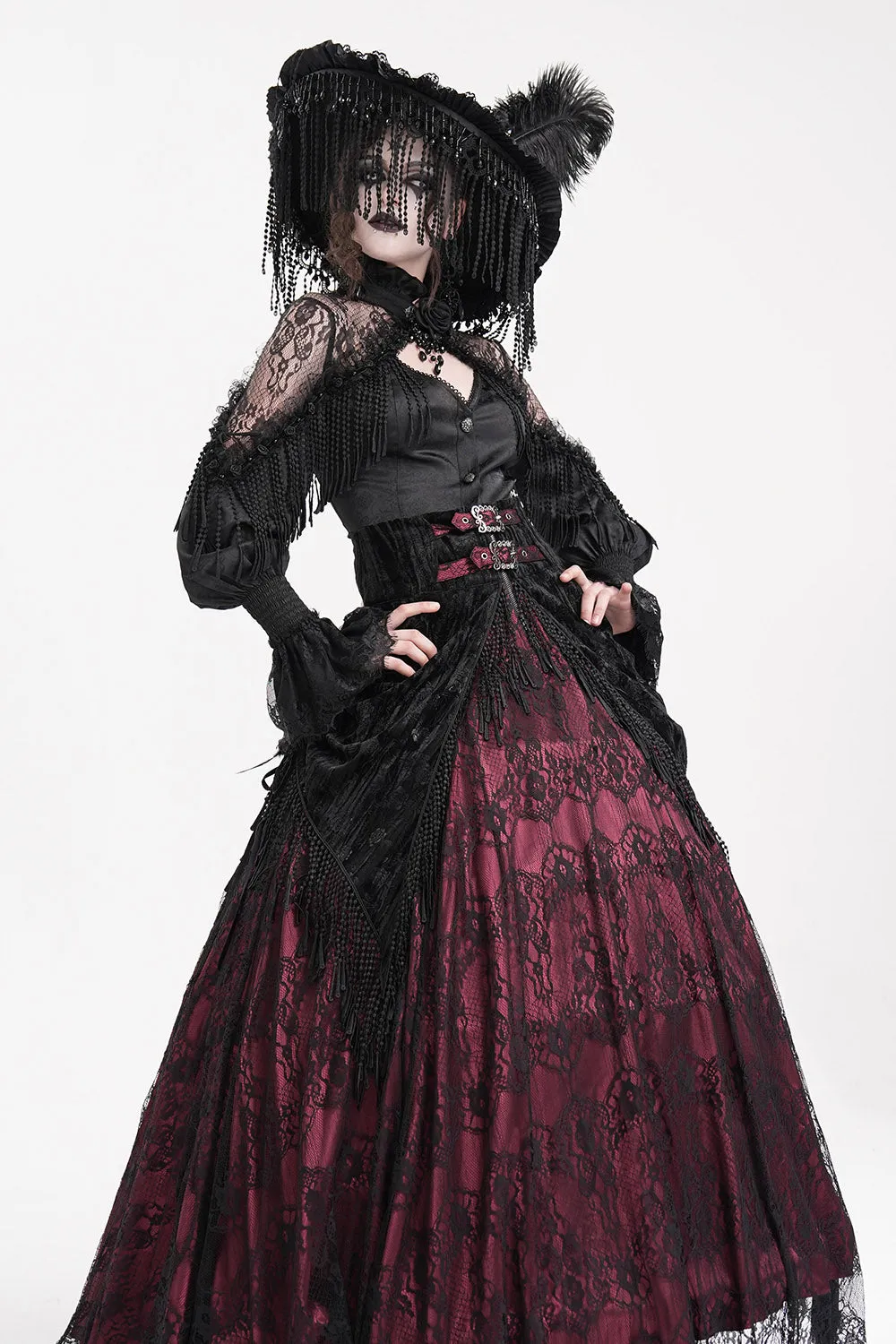 Dark Duchess Tassel Hat