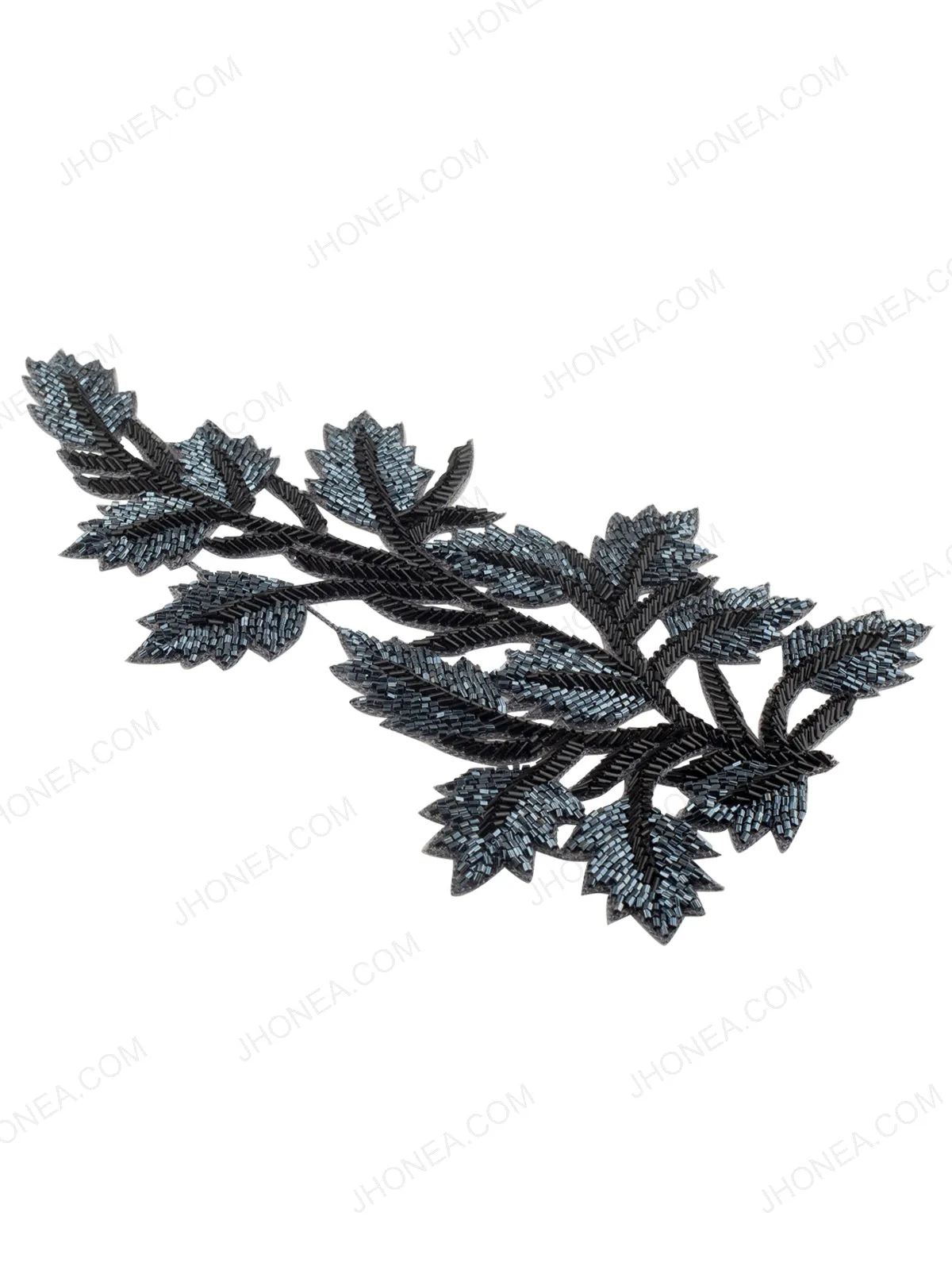 Dazzling Kerosene Blue Crystal Handmade Cutwork Patch