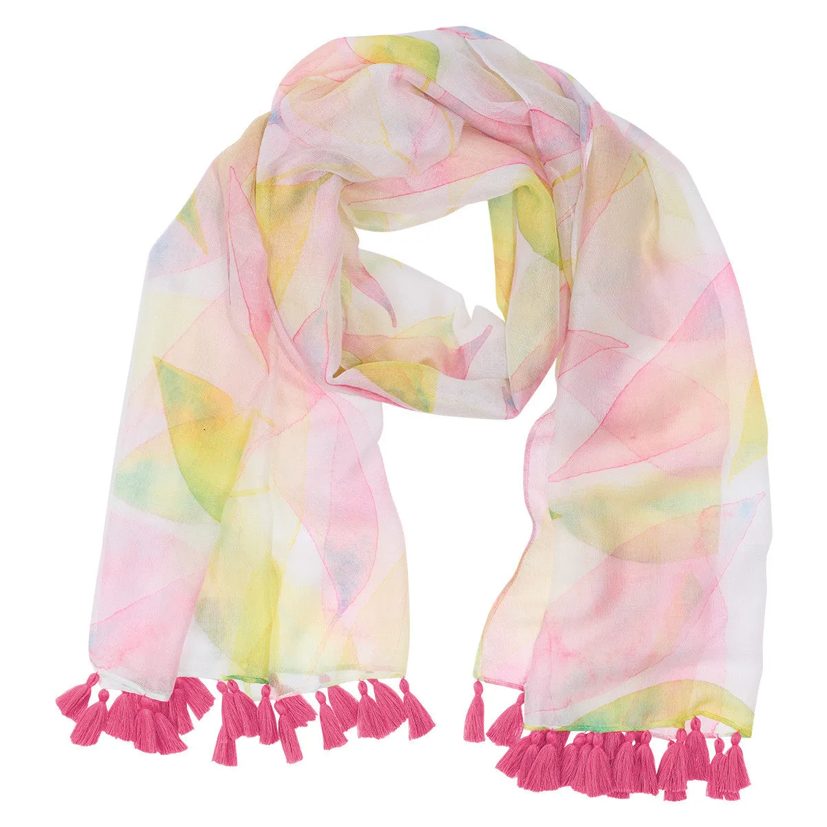 Decorative Pastel Designed Gift Scarf