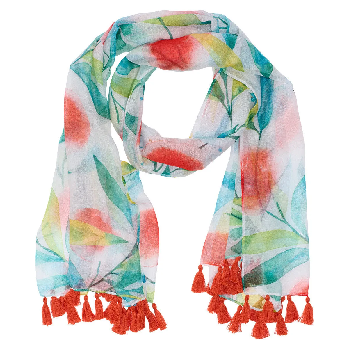 Decorative Pastel Designed Gift Scarf