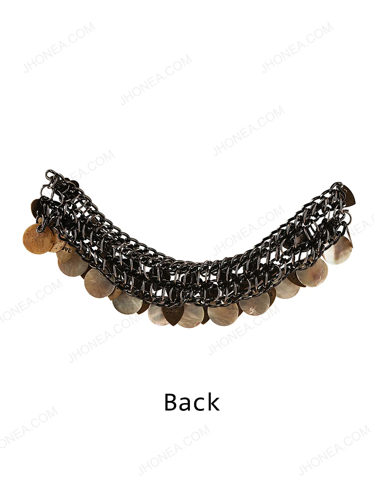 Double Layer Chain Tassel Neck for Womens
