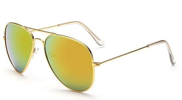 Fashion Pilot Style Aviator Mirrored Sunglasses for Women