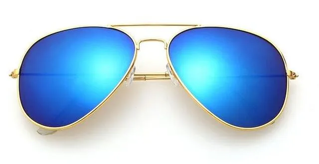 Fashion Pilot Style Aviator Mirrored Sunglasses for Women