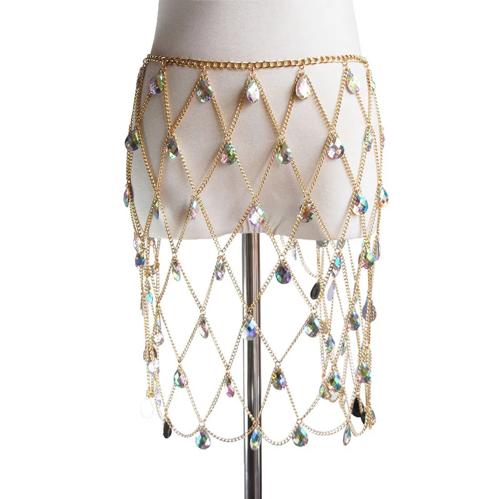 Gypsy Goddess Crystal Skirt
