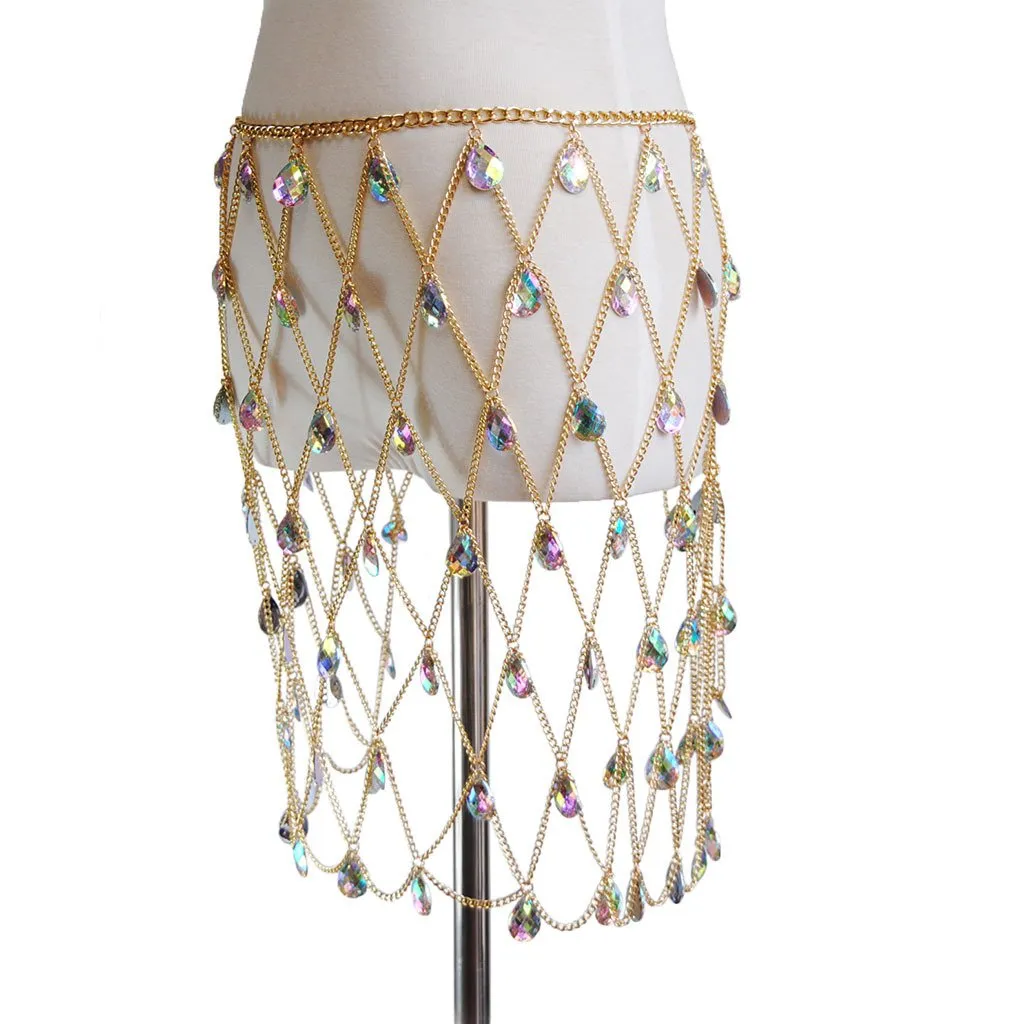 Gypsy Goddess Crystal Skirt