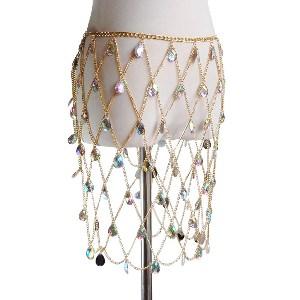 Gypsy Goddess Crystal Skirt