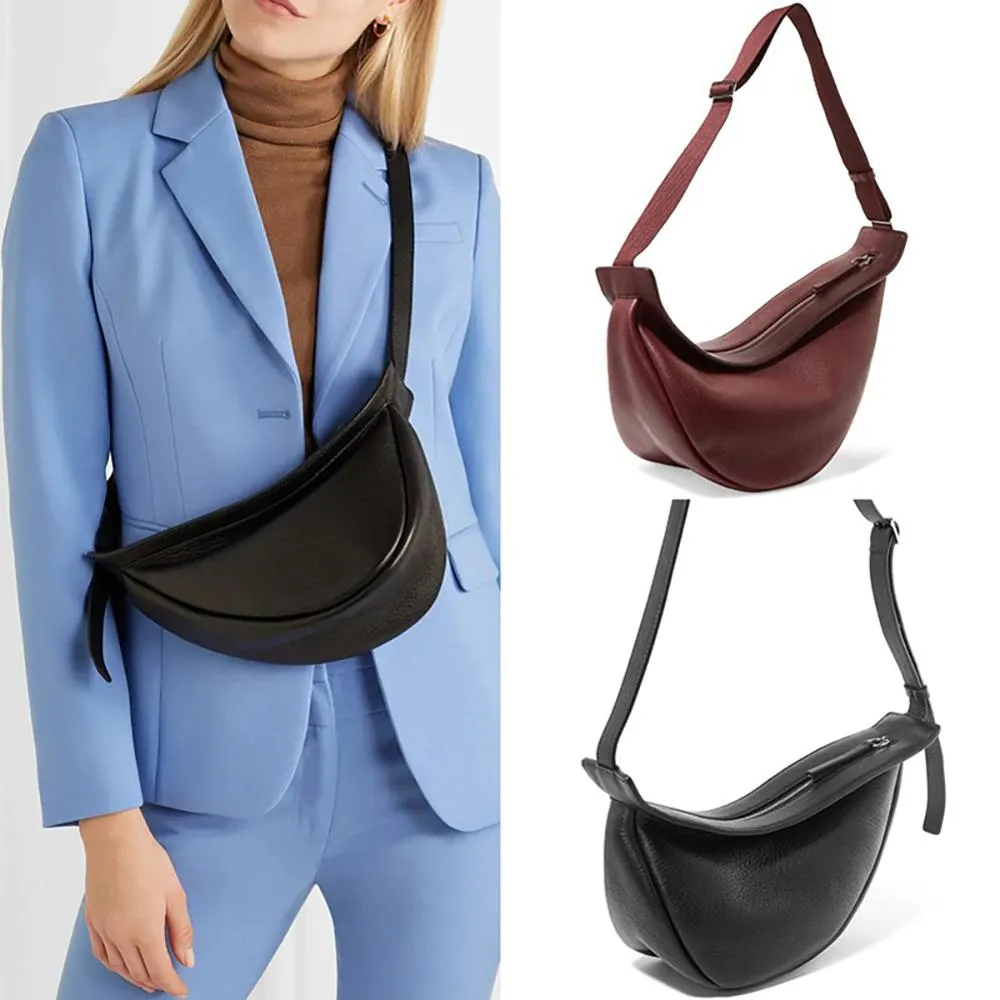 Half Moon Crossbody Chest Bag