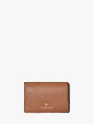 Jet Set Charm Medium Saffiano Leather Wallet