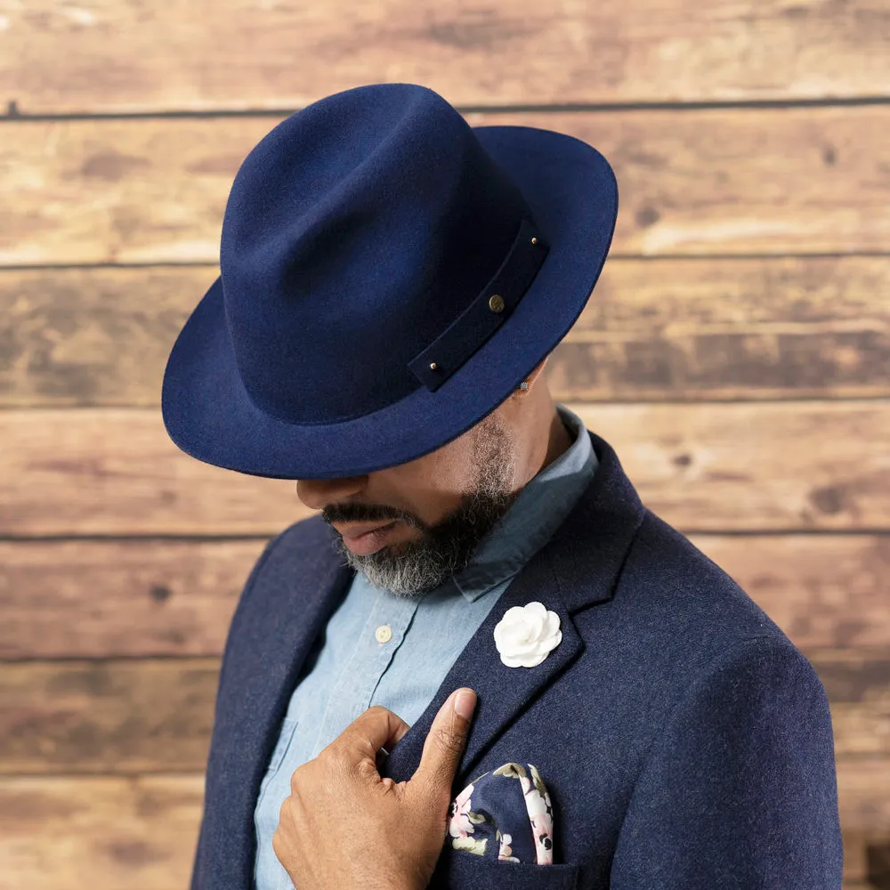 Journey - Walrus Hats Wool Felt Fedora Crushable Hat - H7009