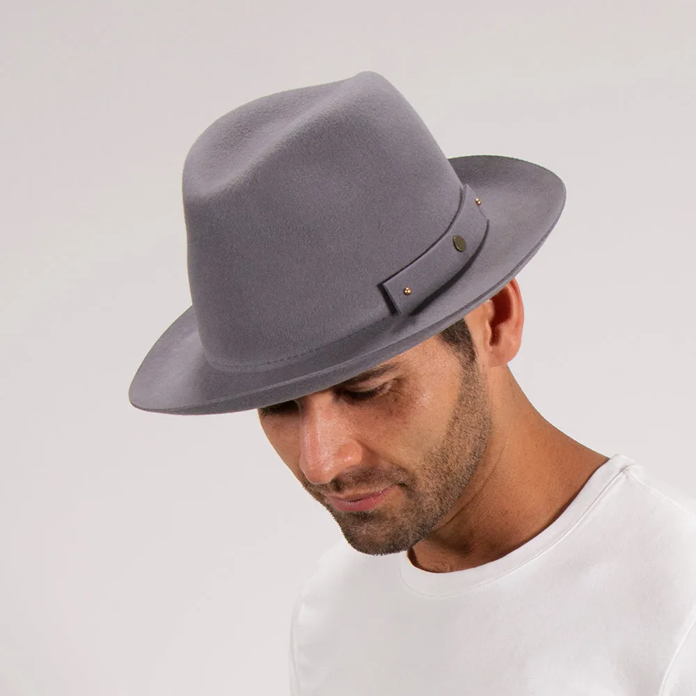 Journey - Walrus Hats Wool Felt Fedora Crushable Hat - H7009