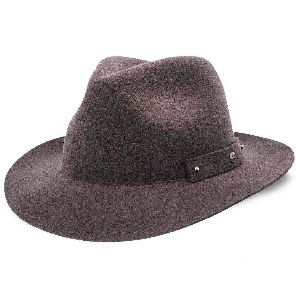 Journey - Walrus Hats Wool Felt Fedora Crushable Hat - H7009