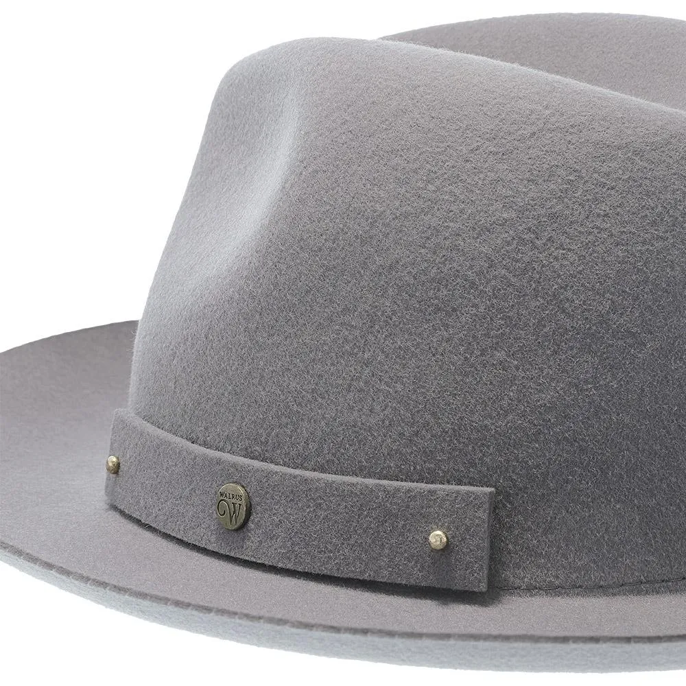Journey - Walrus Hats Wool Felt Fedora Crushable Hat - H7009