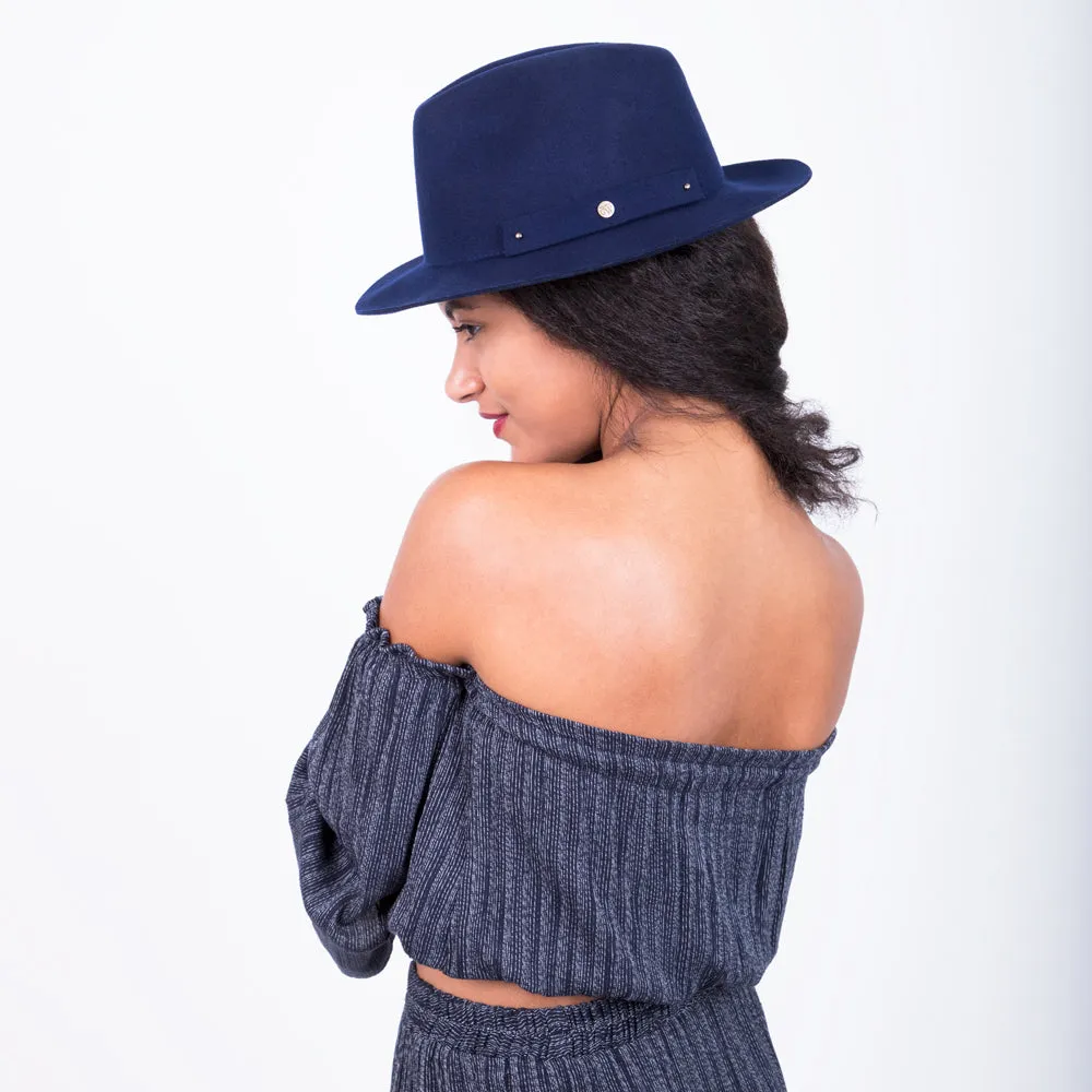 Journey - Walrus Hats Wool Felt Fedora Crushable Hat - H7009