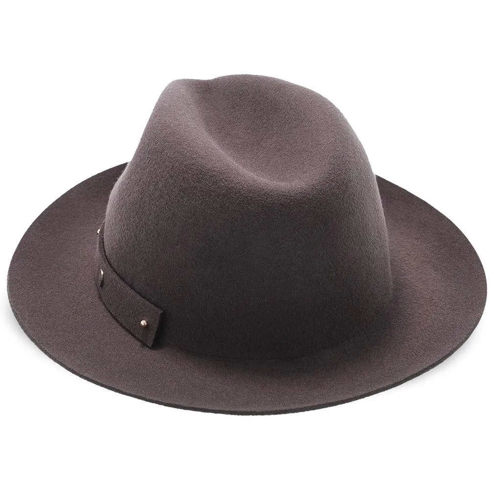 Journey - Walrus Hats Wool Felt Fedora Crushable Hat - H7009