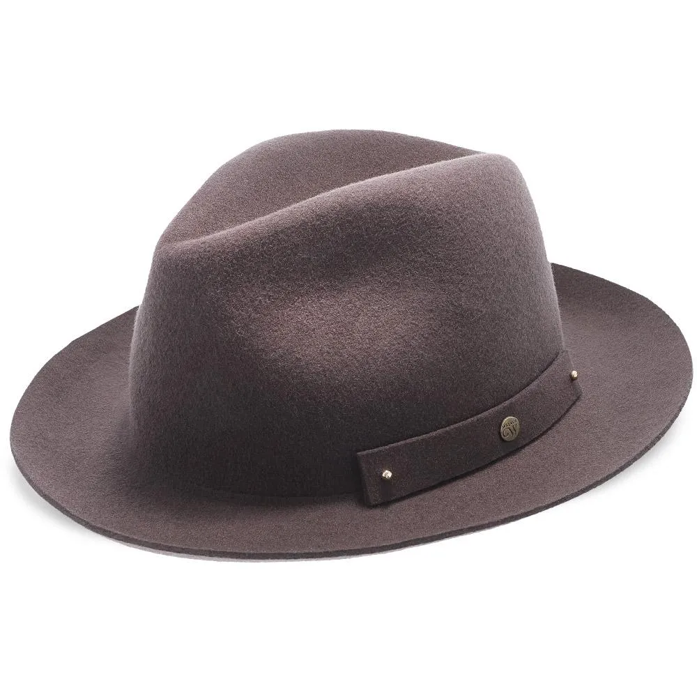 Journey - Walrus Hats Wool Felt Fedora Crushable Hat - H7009