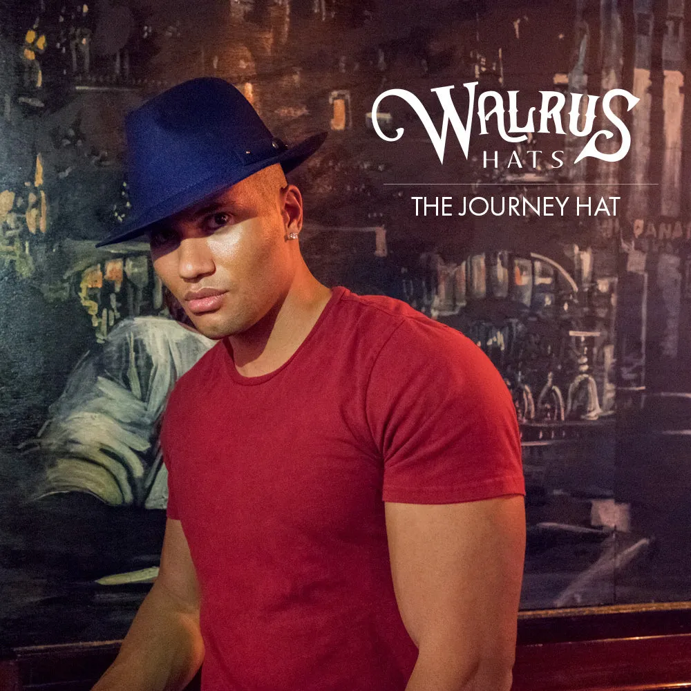 Journey - Walrus Hats Wool Felt Fedora Crushable Hat - H7009