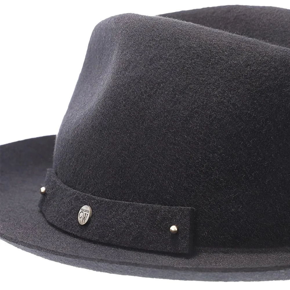 Journey - Walrus Hats Wool Felt Fedora Crushable Hat - H7009