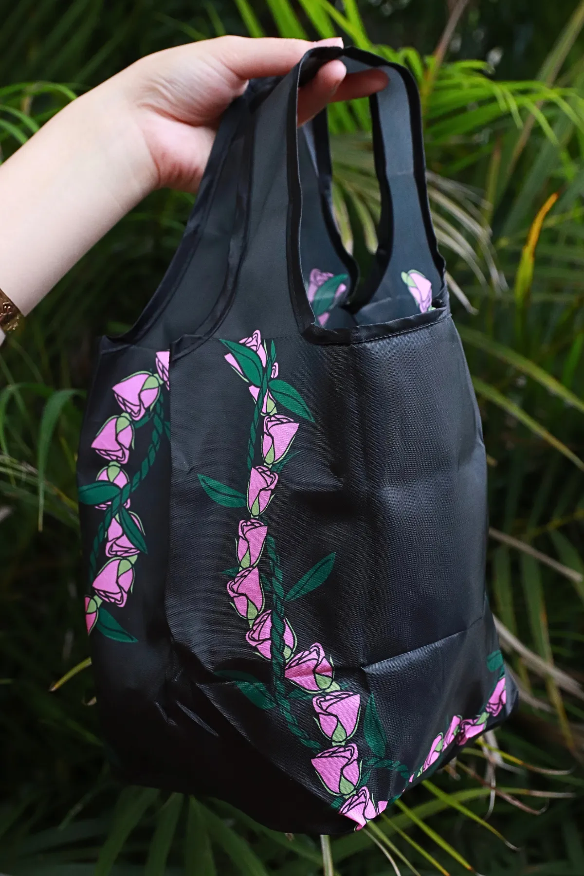 MINI LOKELANI & TI LEAF FOLDABLE REUSABLE BAG