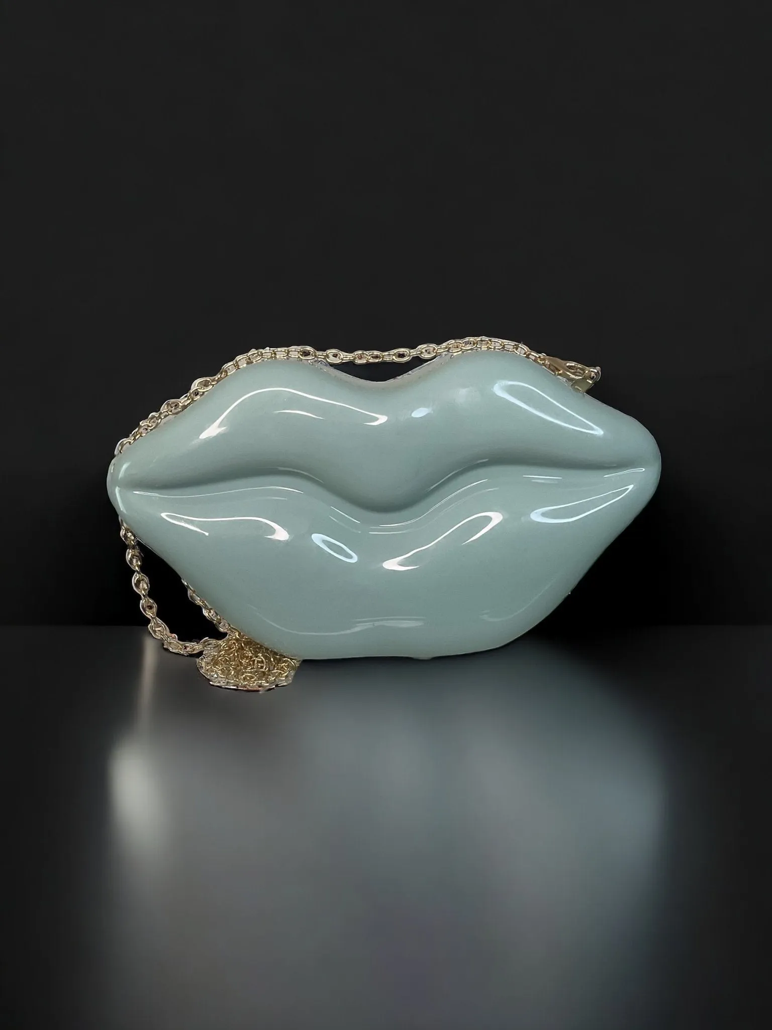Mint Kiss Clutch