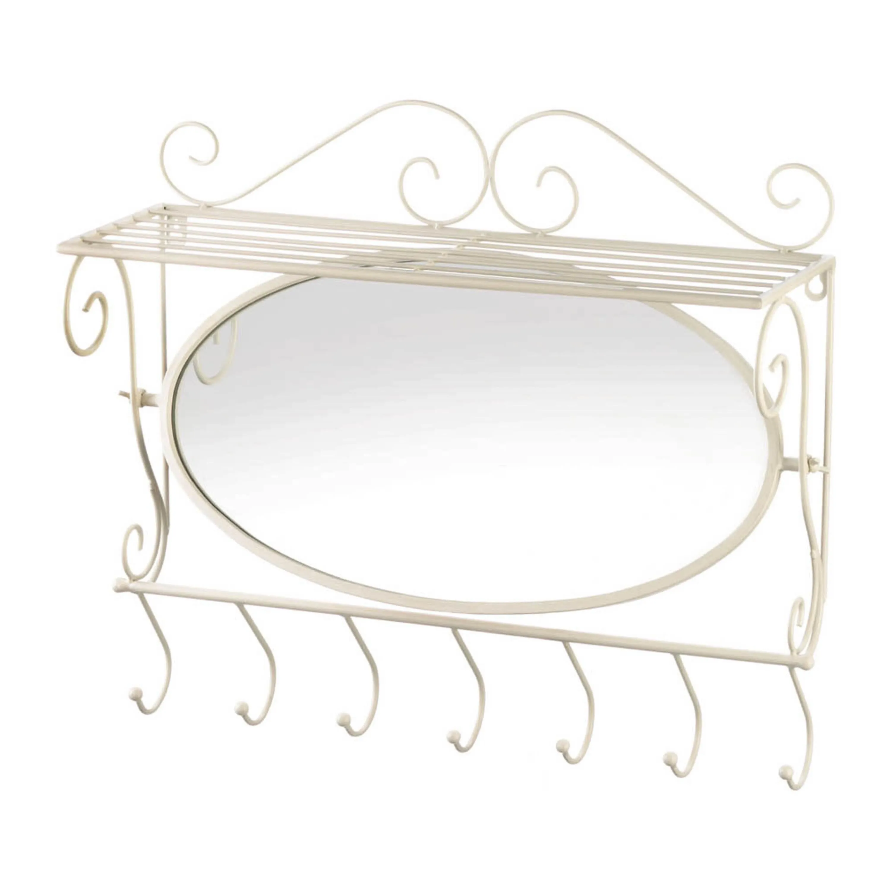 MIRRORED WALL SHELF
