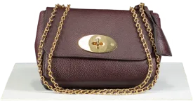Mulberry Lily Oxblood / Gold Hardware Small Classic Grain Leather Bag
