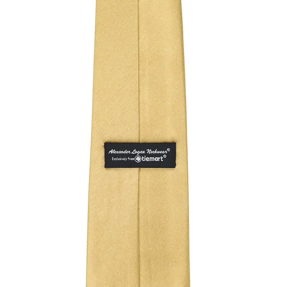 Pale Gold Solid Color Necktie