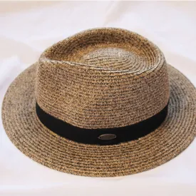 PANA-MATE Fedora - Mixed Light Brown