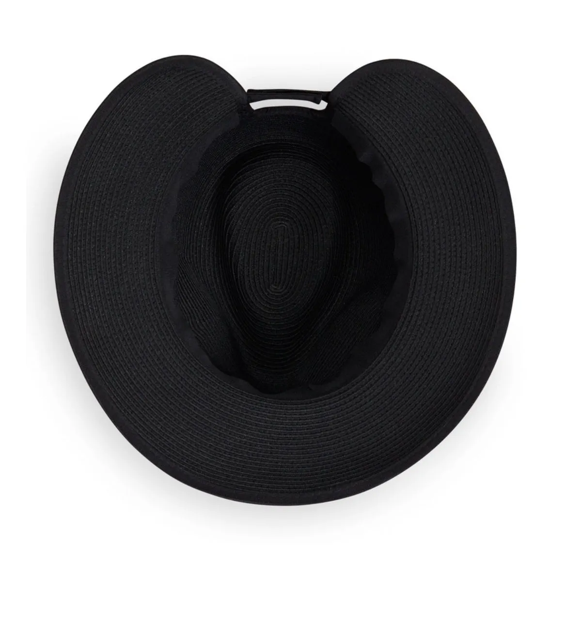 Ponytail Sun Hat (UPF50  & Packable) | Black