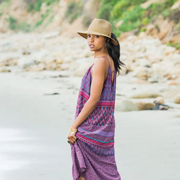 Ponytail Sun Hat (UPF50  & Packable) | Black