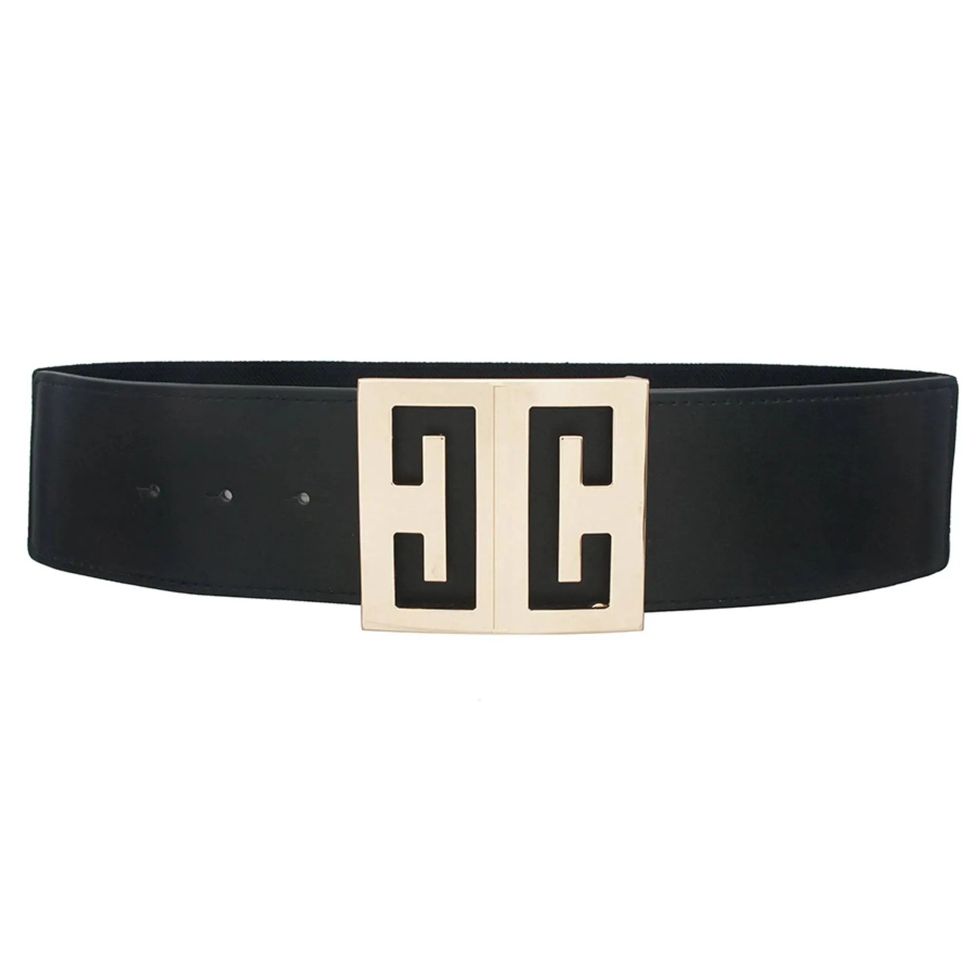 Reflective Square Buckle Fashion Belt