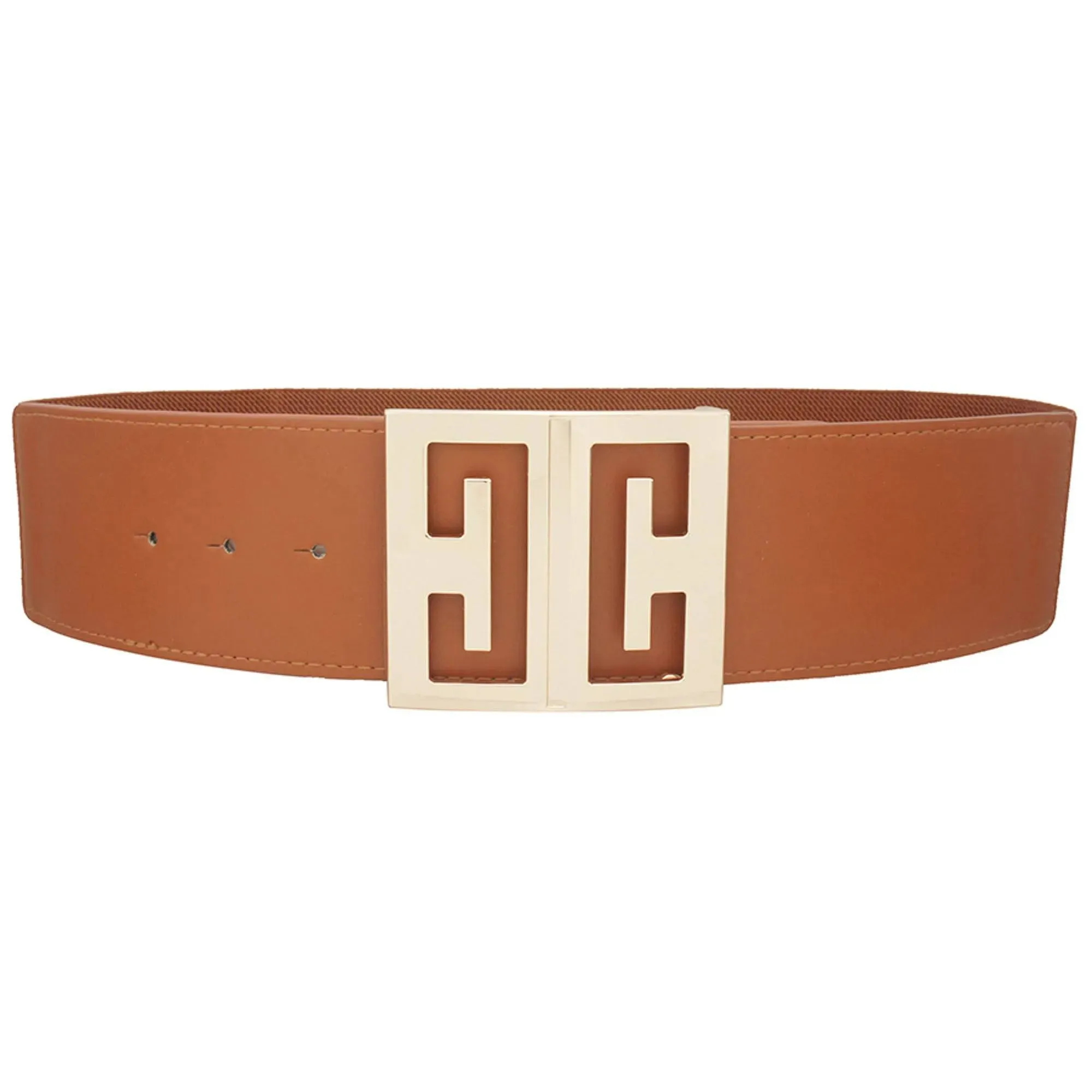 Reflective Square Buckle Fashion Belt