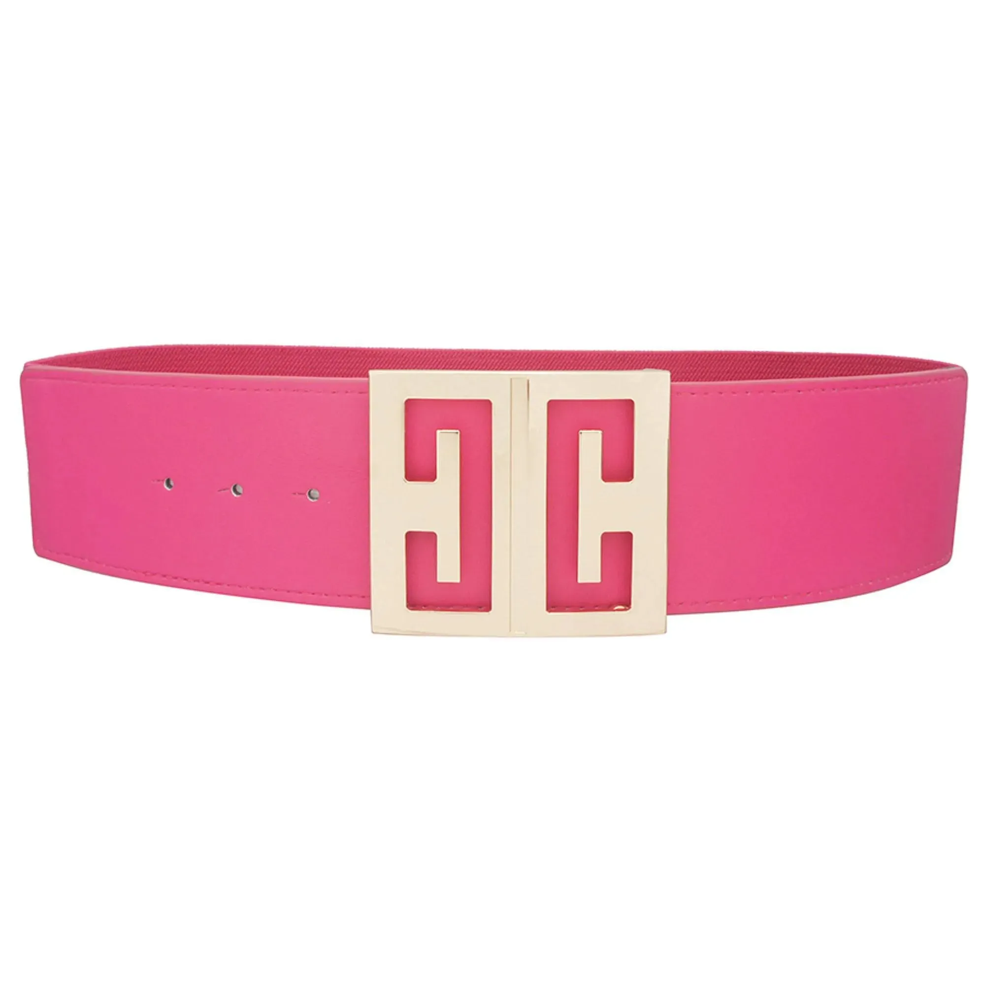 Reflective Square Buckle Fashion Belt