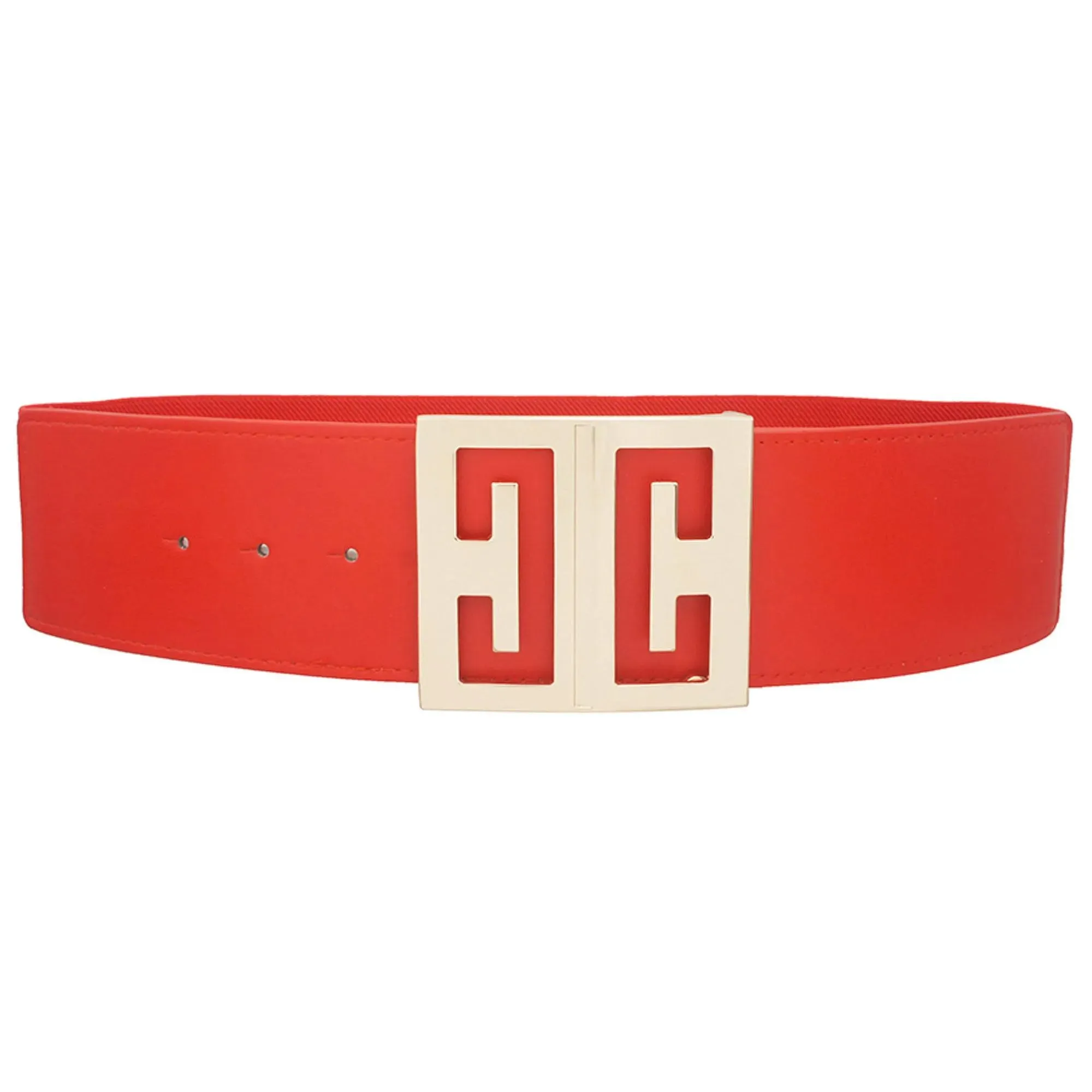 Reflective Square Buckle Fashion Belt