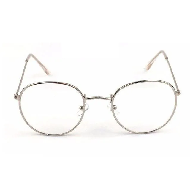 Round Shaped Retro Unisex Sunglasses with Designer Mirror Lens