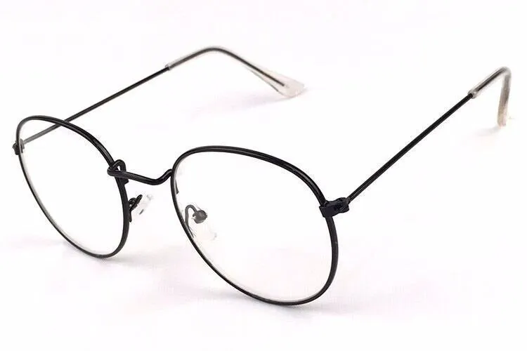 Round Shaped Retro Unisex Sunglasses with Designer Mirror Lens
