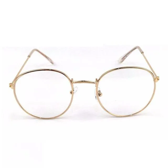 Round Shaped Retro Unisex Sunglasses with Designer Mirror Lens