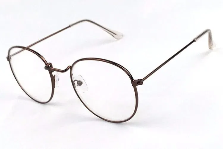 Round Shaped Retro Unisex Sunglasses with Designer Mirror Lens